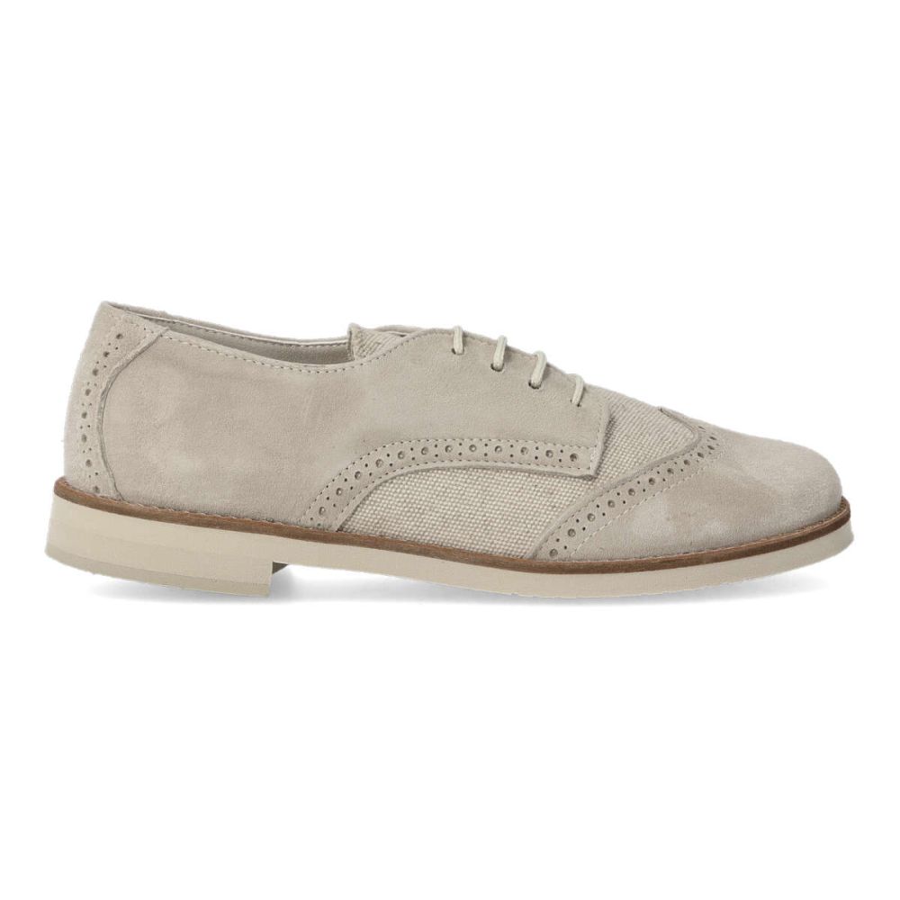 PIRUFIN Zapato comunión piel ante niño PIR PF1025 BEIGE