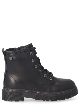 XTI Botín militar cordones niña XTI 150621 NEGRO